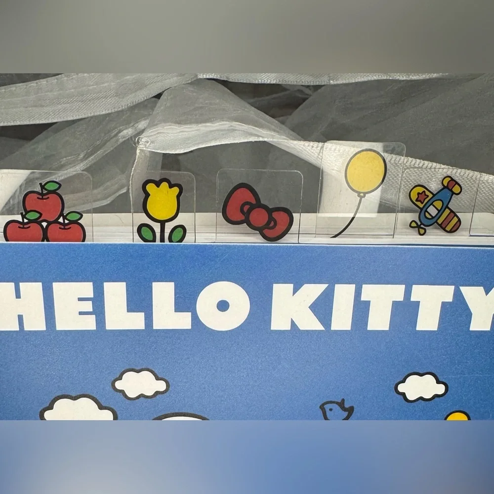 Hello Kitty Top Tabbed Spiral Notebook with Durable Covers and Dividers